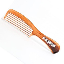KING BROWN TORTOISE HANDLE COMB