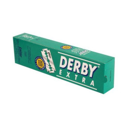 DERBY EXTRA 100 X DOUBLE EDGE RAZOR BLADES (GREEN)