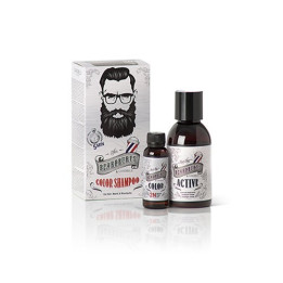 BEARDBURYS COLOR SHAMPOO FOR HAIR, BEARD AND MOUSTACHE BLACK 2N