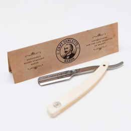 CAPTAIN FAWCETT DISPOSABLE BLADE STRAIGHT RAZOR