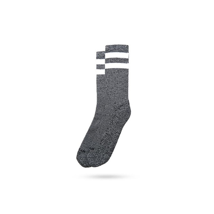 AMERICAN SOCKS STRIPS WHITE NOISE AS020