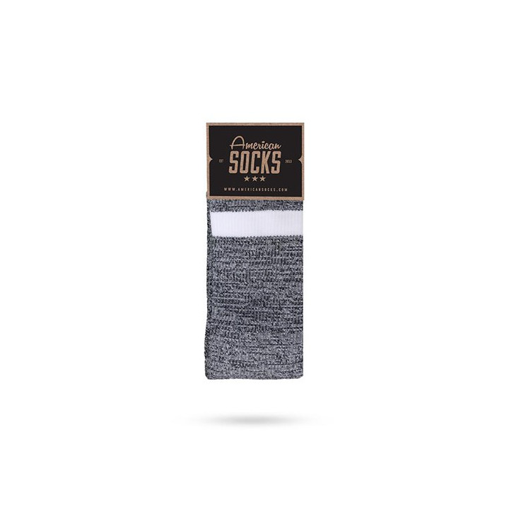 AMERICAN SOCKS STRIPS WHITE NOISE AS020