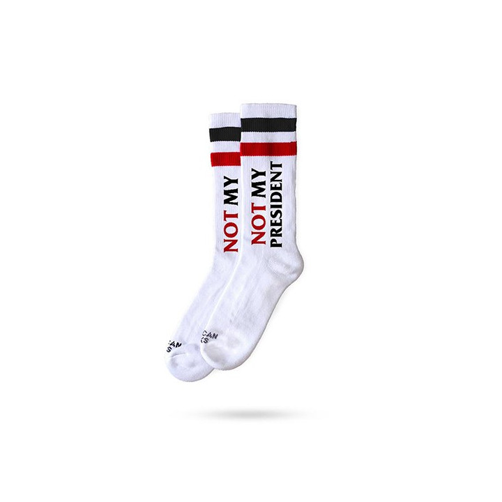 AMERICAN SOCKS STRIPS NOT MY PRESIDENT AS056