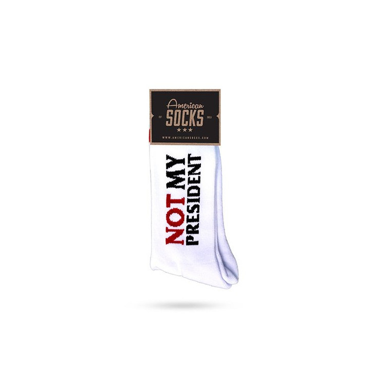 AMERICAN SOCKS STRIPS NOT MY PRESIDENT AS056