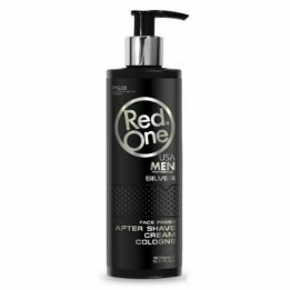 RED ONE AFTER SHAVE CREAM COLOGNE SILVER 400ML