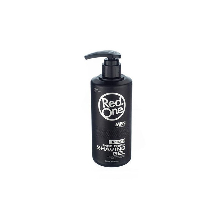 RED ONE SHAVING GEL SILVER 500ML