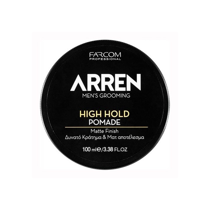 FARCOM ARREN MEN'S GROOMING POMADE HIGH HOLD 100ML