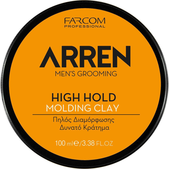 FARCOM ARREN MEN'S GROOMING HIGH HOLD MOLDING CLAY 100ML