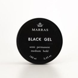 MARRAS BLACK GEL MEDIUM HOLD 100ML