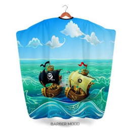 BARBER MOOD BATTLESHIP CAPE KIDS
