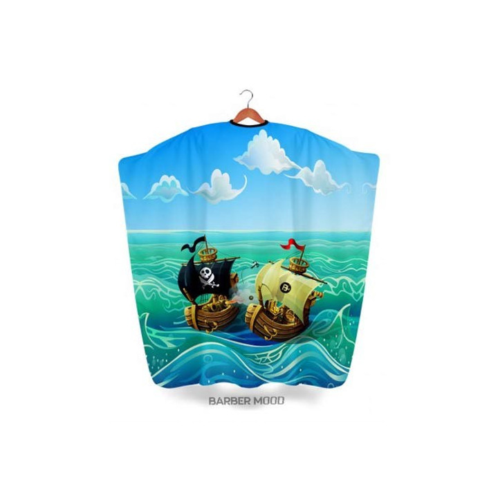 BARBER MOOD BATTLESHIP CAPE KIDS