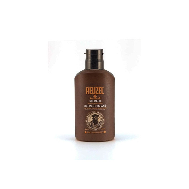 REUZEL REFRESH NO RINSE BEARD WASH 100ML