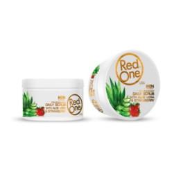 RED ONE SCRUB WITH ALOE VERA & STRAWBERRY 450ML