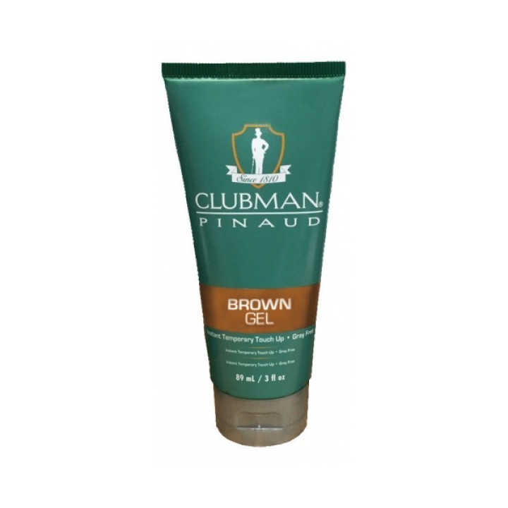 CLUBMAN PINAUD TEMPORARY COLOUR GEL BROWN 89ML