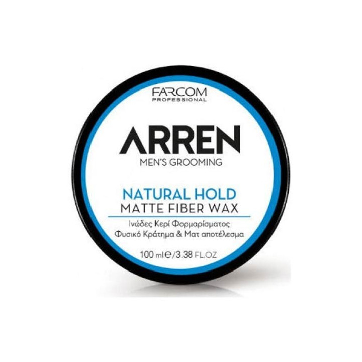 FARCOM ARREN MEN'S GROOMING NATURAL HOLD MATTE FIBER WAX 100ML