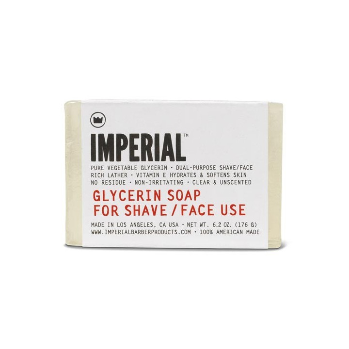 IMPERIAL GLYCERIN SHAVE FACE SOAP 176GR