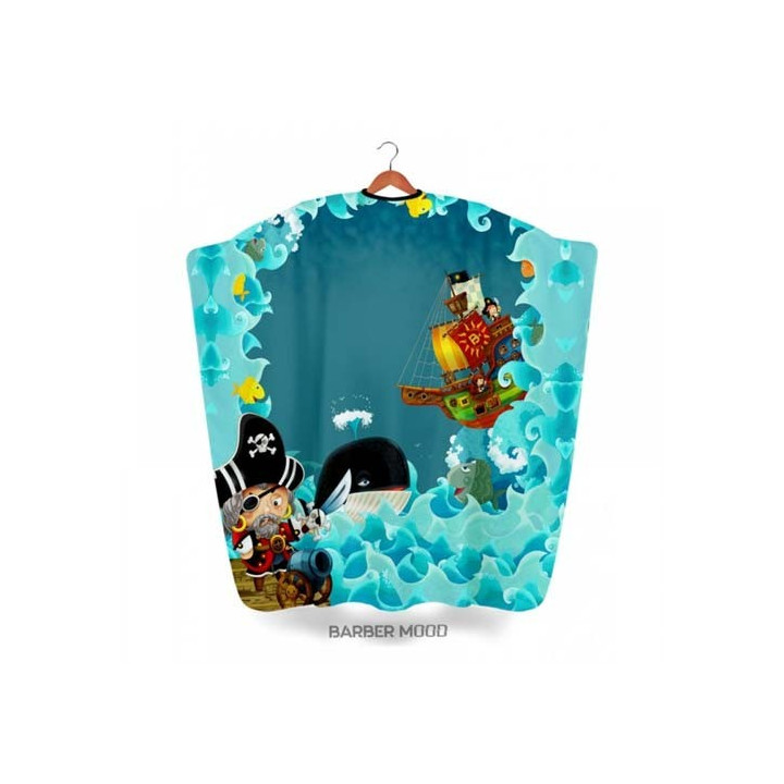BARBER MOOD PIRATE CAPE KIDS