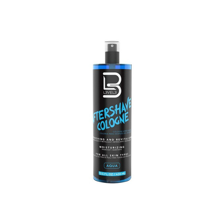 L3VEL3 AFTERSHAVE COLOGNE AQUA 400ML