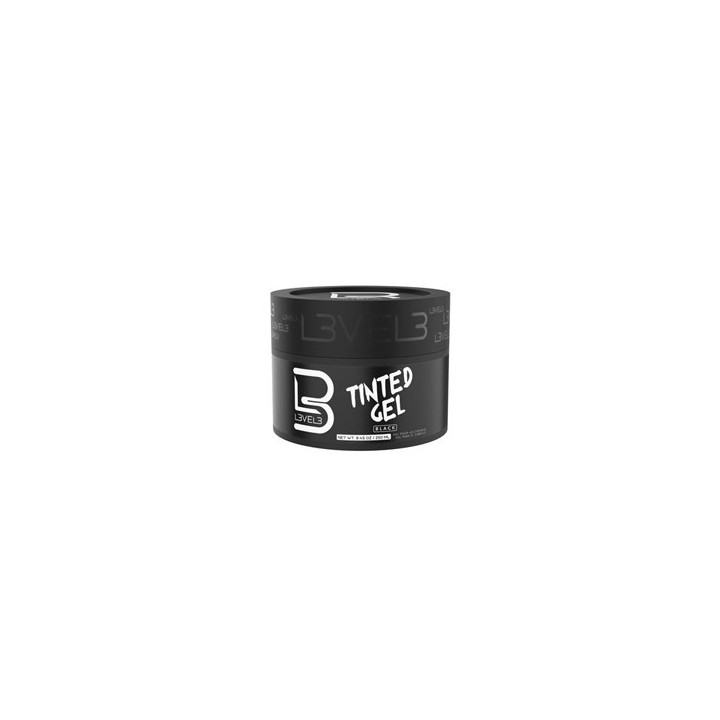 L3VEL3 TINDED HAIR GEL BLACK 250ML