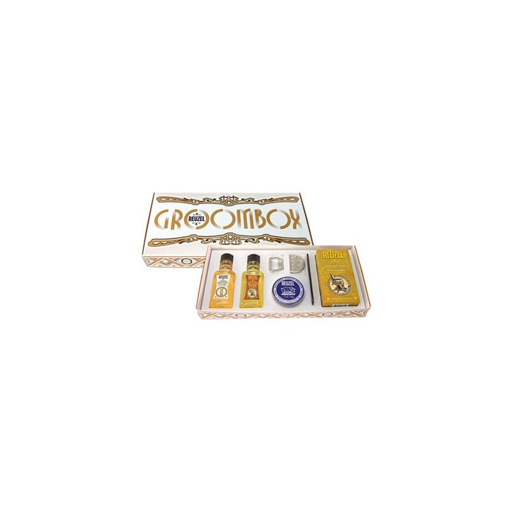 REUZEL GROOMBOX AFTES SHAVE DAILY SET