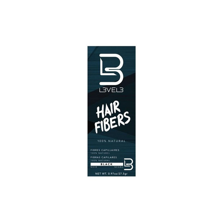 L3VEL3 BLACK HAIR FIBERS 27.5GR
