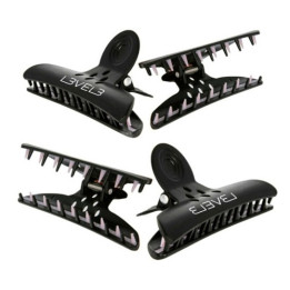 L3VEL3 HAIR CLAW CLIPS 4 τμχ