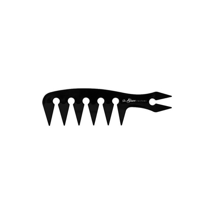 THE SHAVE FACTORY PETTINE TEXTURIZING WIDE TOOTH COMB LARGE