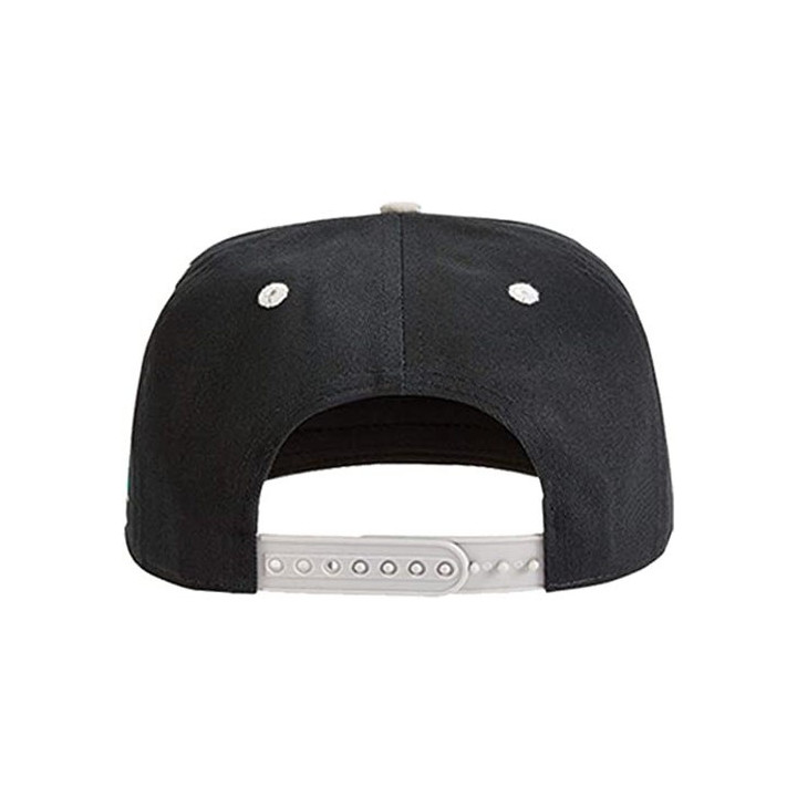CLUBMAN ECO-FRIENDLY EMBROIDERED BASEBALL CAP, BLACK FOR ADULTS, 100% COTTON