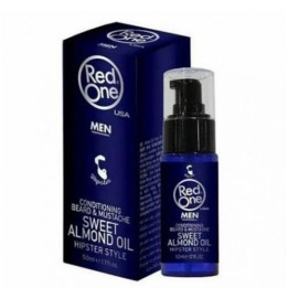 RED ONE BEARD & MUSTACHE OIL SWEET ALMOND 50ML