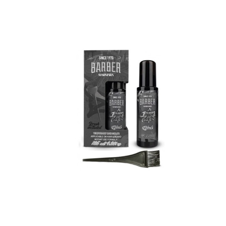 MARMARA BARBER TEMPORARY HAIR COLOR BLACK 125 ML