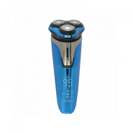BARBASOL RECHARGEABLE WET AND DRY SHAVER WITH STAINLESS STEEL BLADES