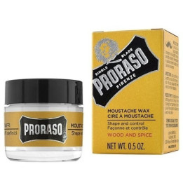 PRORASO MOUSTACHE WAX WOOD & SPICE 15 ML