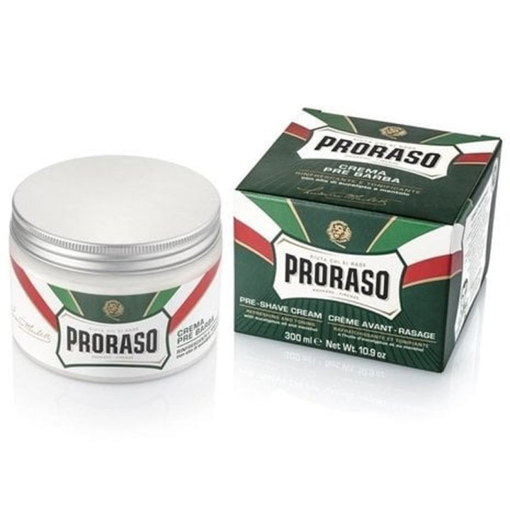PRORASO GREEN REFRESHING PRE-SHAVE CREAM 300 ML