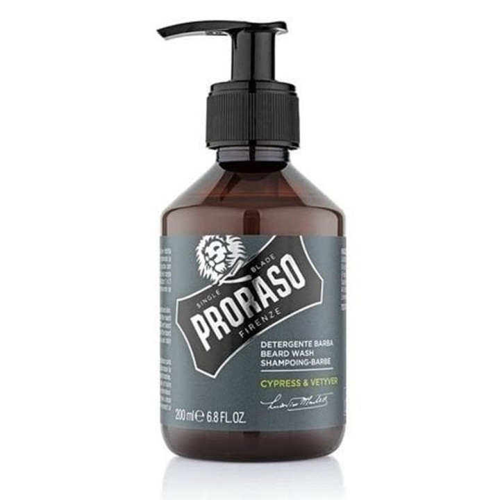 PRORASO BEARD WASH CYPRESS & VETYVER 200 ML
