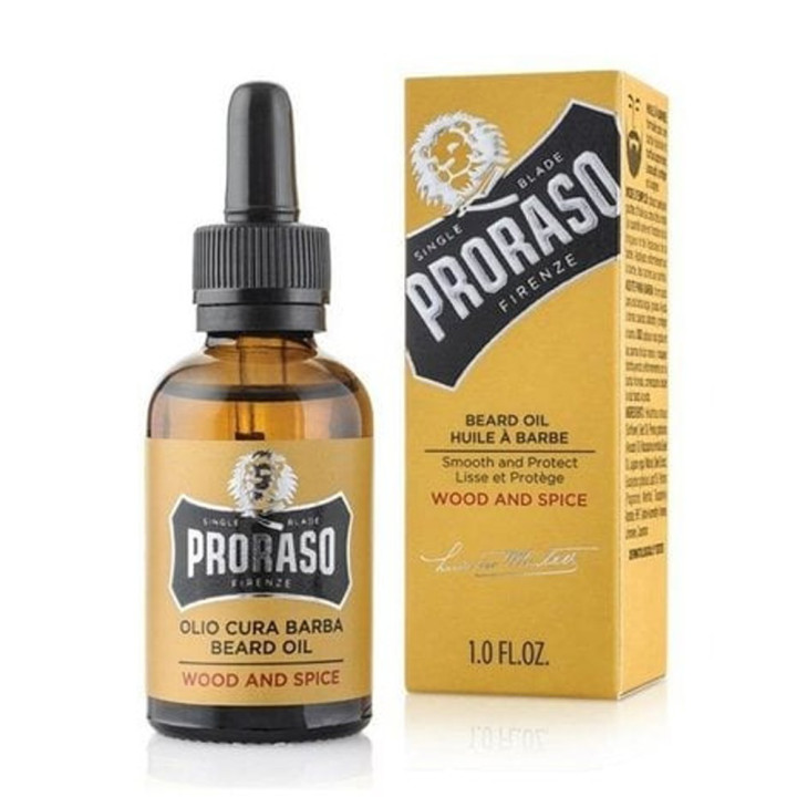 PRORASO BEARD OIL WOOD & SPICE 30 ML