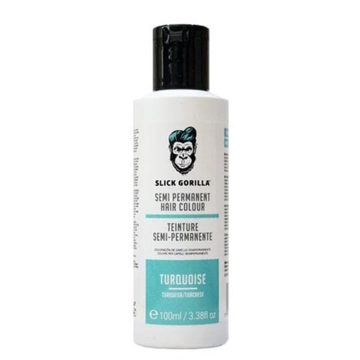SLICK GORILLA SEMI PERMANENT HAIR COLOUR TURQUOISE 100 ML