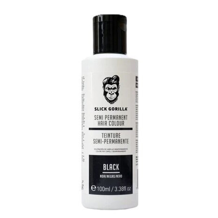 SLICK GORILLA SEMI PERMANENT HAIR COLOUR BLACK 100 ML