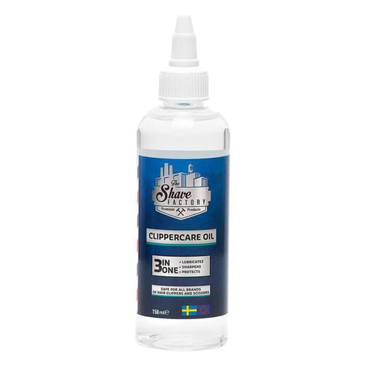 THE SHAVE FACTORY LUBRICATING OIL FOR HAIR CLIPPERS 150ML