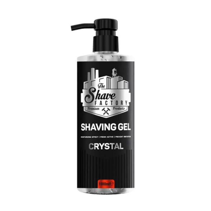 THE SHAVE FACTORY SHAVING GEL CRYSTAL 1000ML