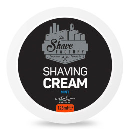 THE SHAVE FACTORY SHAVING SOAP MINT 125ML