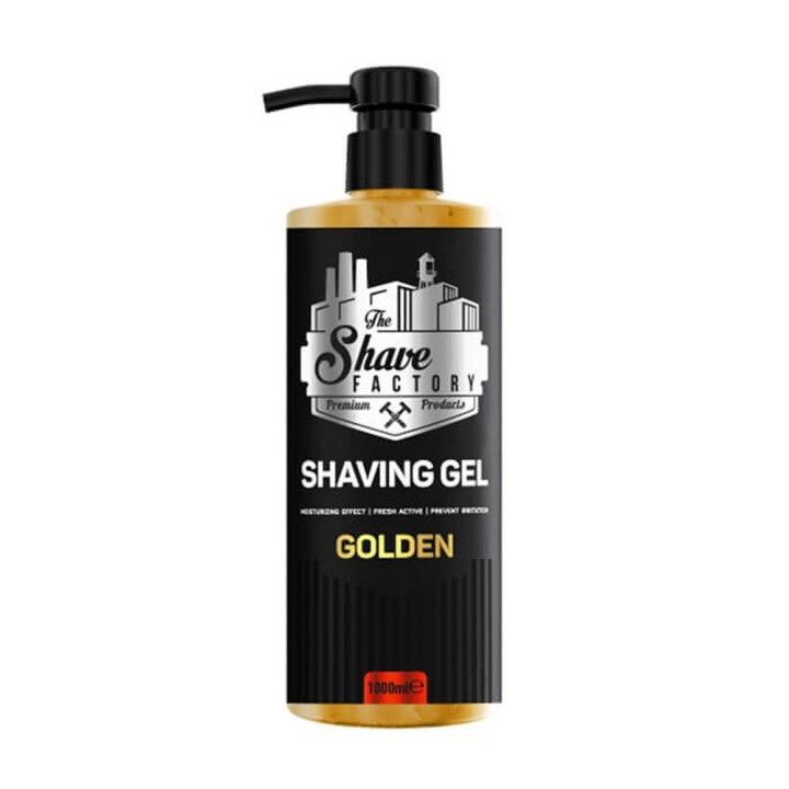 THE SHAVE FACTORY SHAVING GEL GOLDEN 1000ML