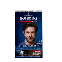 SCHWARZKOPF ANTI GREY COLOR GEL 80 ΜΑΥΡΟ ΚΑΣΤΑΝΟ 40ML
