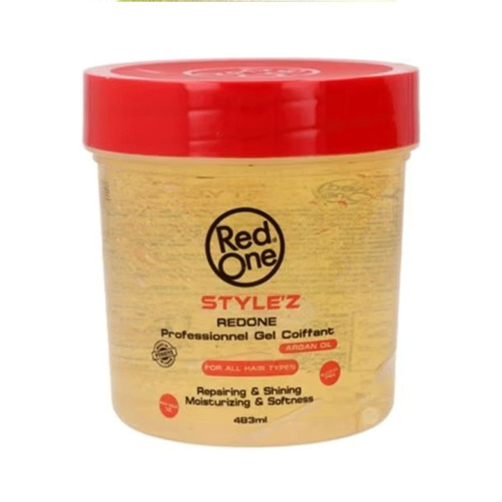 RED ONE FIXING GEL ARGAN OIL 483ML