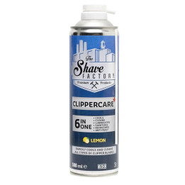 THE SHAVE FACTORY CLIPPERCARE SPRAY FOR CLIPPERS AND TRIMMER 6 IN 1 500ML