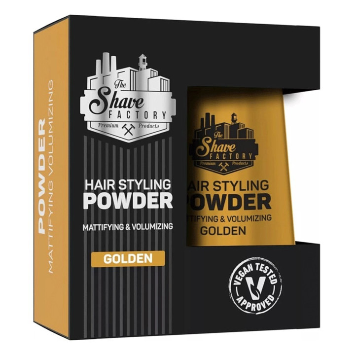THE SHAVE FACTORY HAIR STYLING POWDER WAX GOLDEN 20G