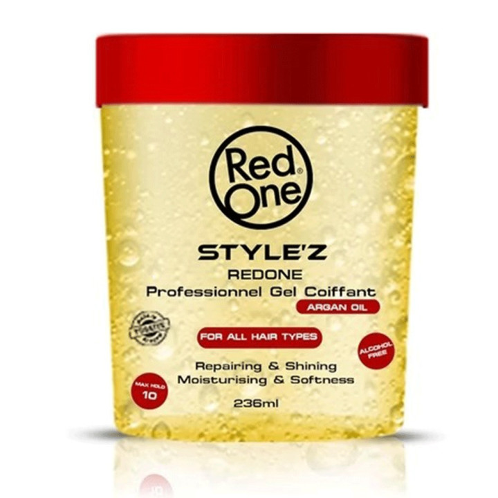 REDONE ARGAN STYLING GEL FOR ALL HAIR TYPES 236ML