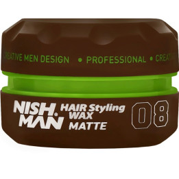 NISHMAN 08 HAIR STYLING WAX MATTE 150ML