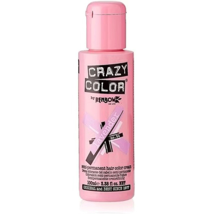 CRAZY COLOR SEMI PERMANENT HAIR DYE  NO.54 LAVANDER 100 ML