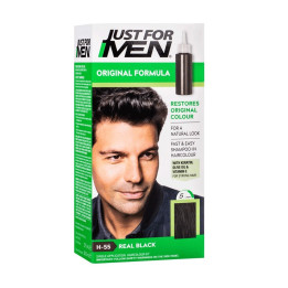 JUST FOR MEN  H 55 NATURAL REAL BLACK 66ML