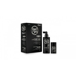 REDONE HAIR FIBER TOPIC SET  BLACK 100ML 12GR
